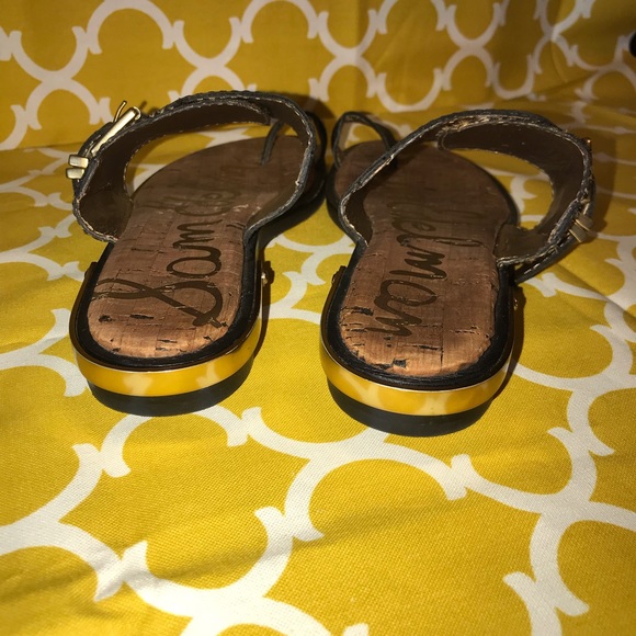 Sam Edelman | Leather Leopard Flynn Sandals 6M - Picture 5 of 8